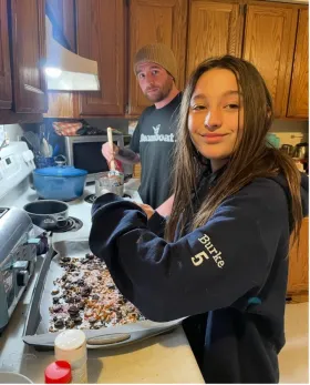 Travis Burke and his daughter, Madison