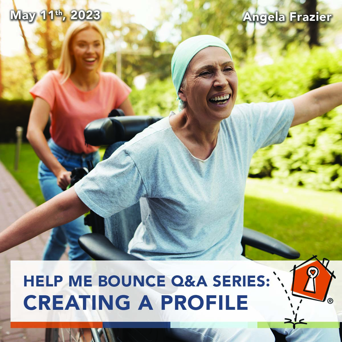 Creating a profile on Help Me Bounce