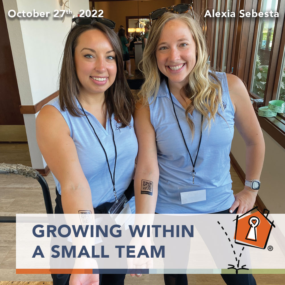 Growing within a small team by Alexia Sebesta