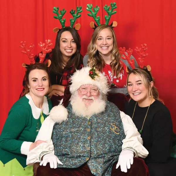 Spare Key Team Members with Santa Claus