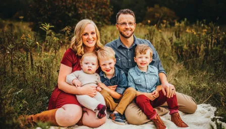 Family photo of the Axlund Family