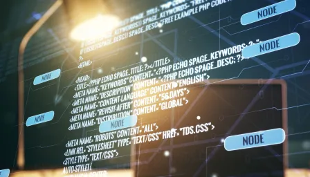 Code on a computer screen