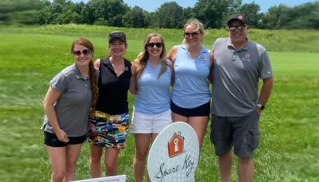 Spare Key Team with board member Rebecca in St Louis.