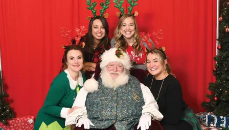 Spare Key Team Members with Santa Claus