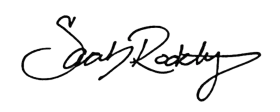 Signature of Sarah Rocklitz